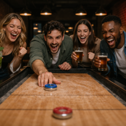 shuffelboard en spoiler bar madrid